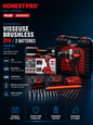 Visseuse-perceuse Brushless 21V HONESTPLUS YAE6155