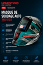 Casque de soudure auto-obscurcissant HONESTPRO YAK0103